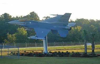 McEntire Joint National Guard Base F-16 Display